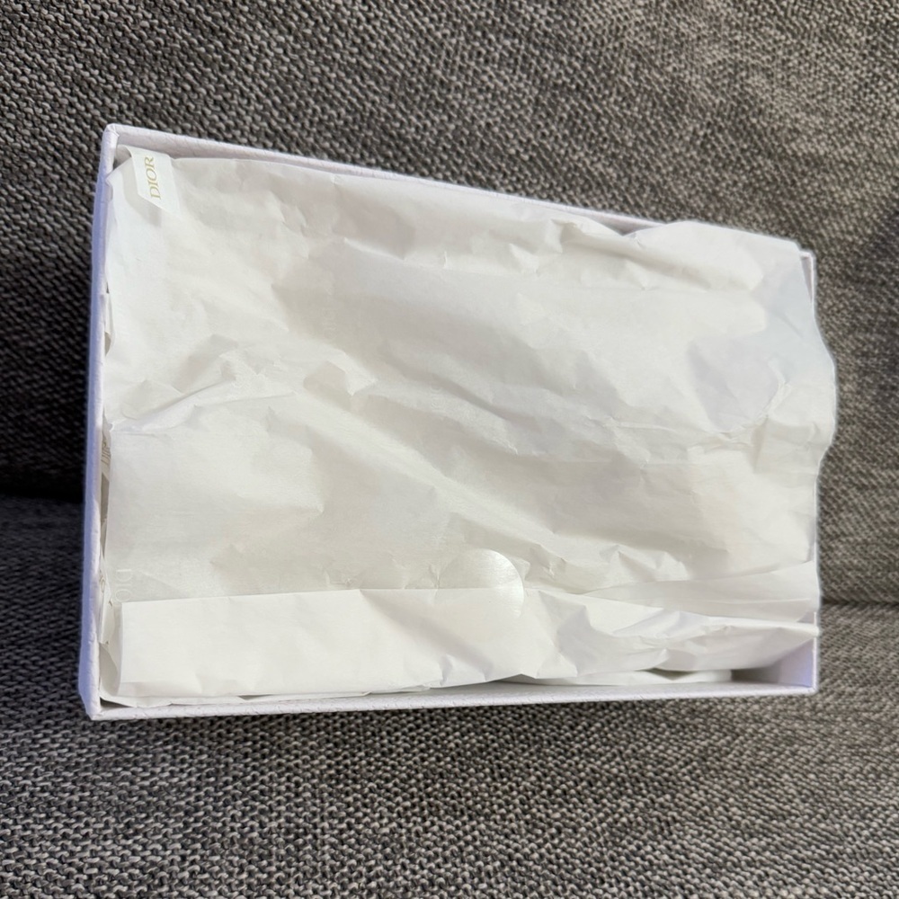 Dior White Empty Small Ribbon Rectangle Gift Box Paper Gift Birthday - Picture 12 of 15